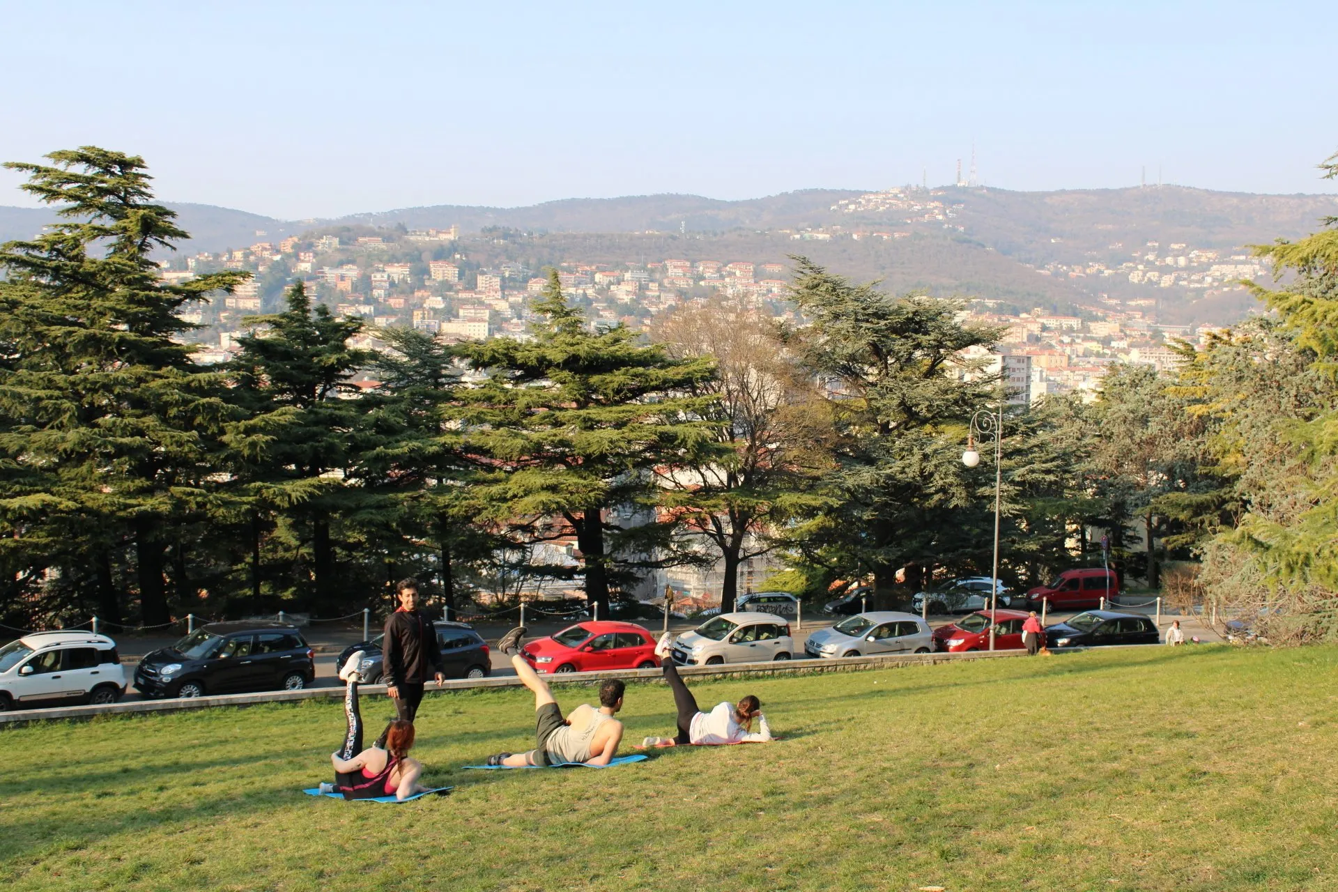 allenamento all'aperto Diego Errico Trieste